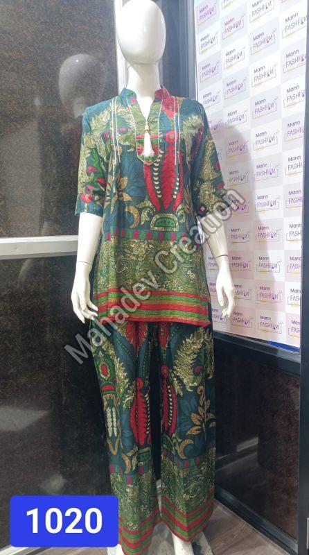 Ladies Festive Wear Tassel Co-ord Set