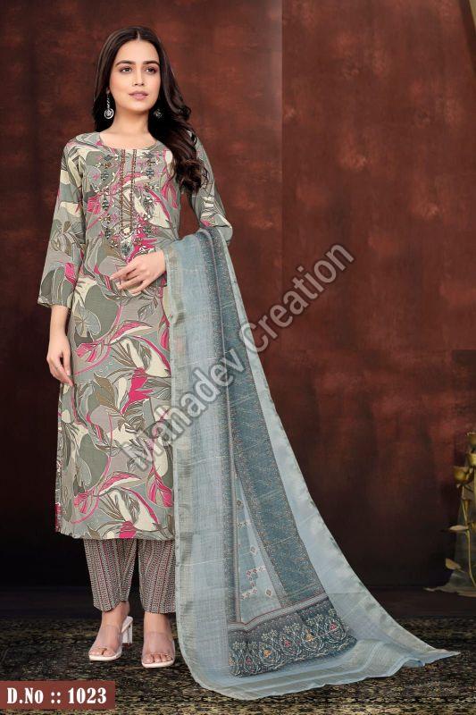 Ladies Fancy Printed Floral Suit