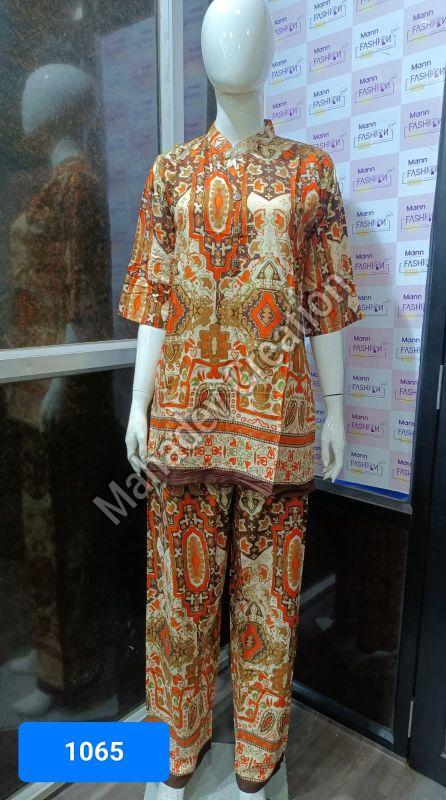Ladies Fancy Printed Tunic Set