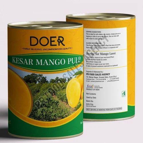 850 Gm Doer Kesar Mango Pulp