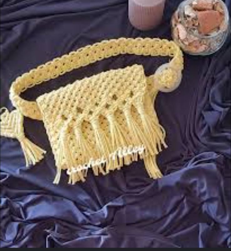 Designer Handmade Macrame Tote Bag