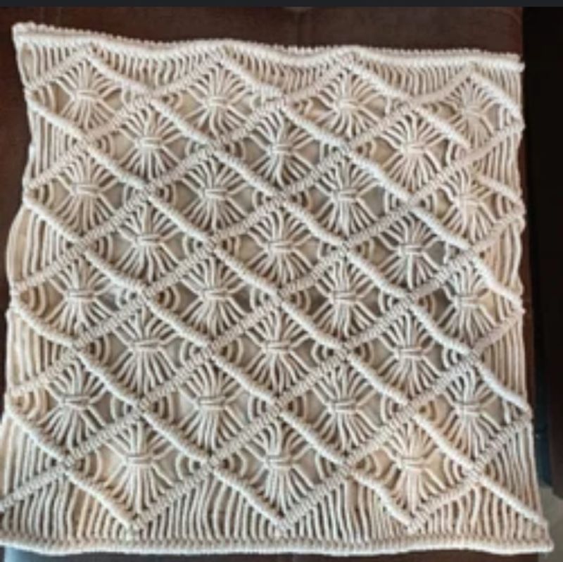 Decorative Handmade Macrame Pillow Cover