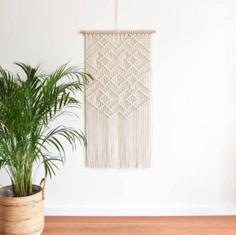 Off White Macrame Wall Hanging