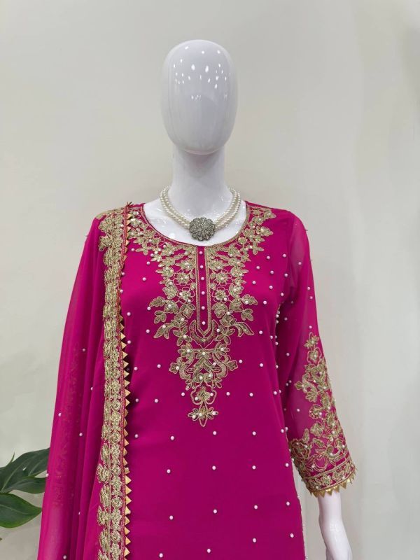 Ladies Kurti Palazzo Set