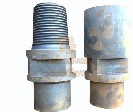 Mild Steel Grey Drill Rod Adapter