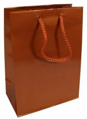 Gloss Finish Plain Paper Bag