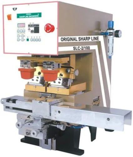 Double Color Open Ink Well Pad Printing Machine