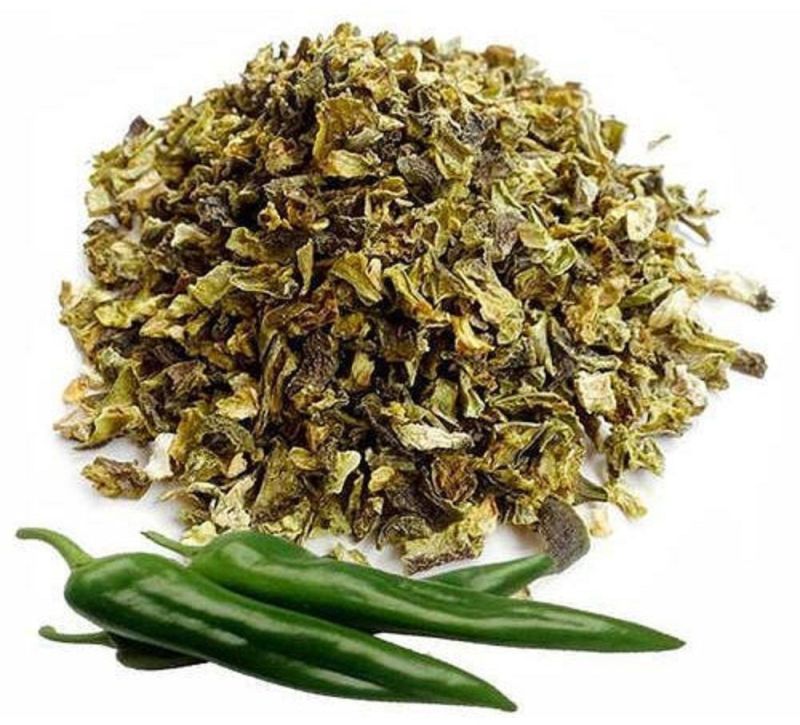 Dehydrated Green Chili Flakes