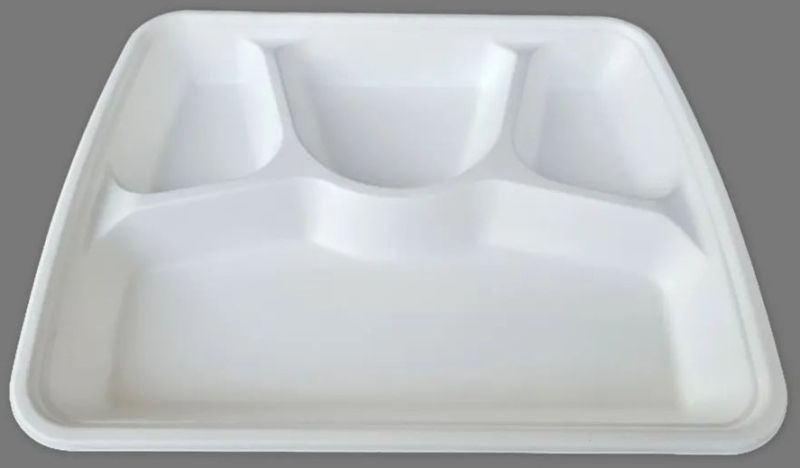 4 CP Bagasse Meal Tray