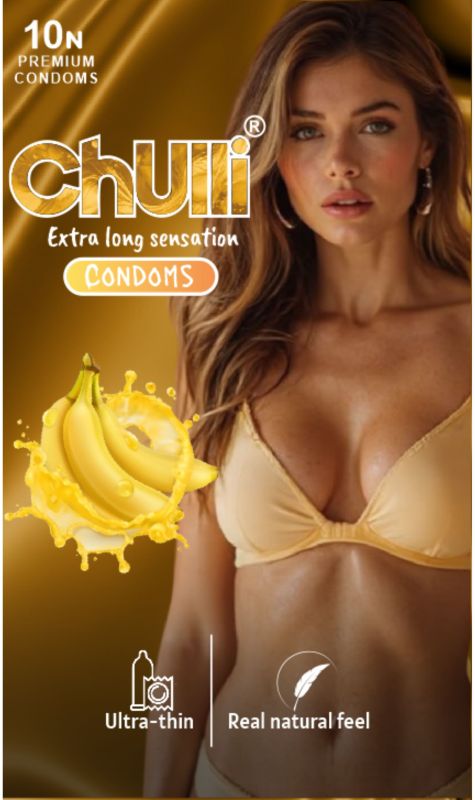Chulli 10pcs Ultrathin Banana Condom