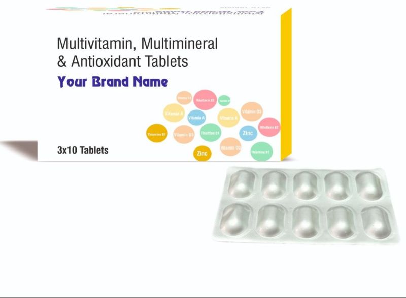 Multivitamin Multimineral and Antioxidant Tablets
