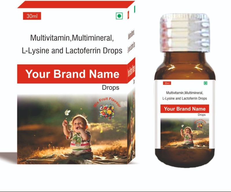 Multivitamin Multimineral Lysine Lactoferrin Drops