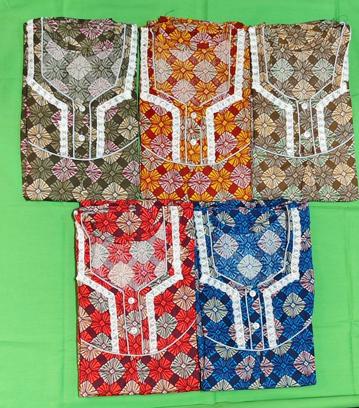 Ladies Multicolor Cotton Nighties