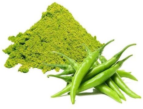 Dehydrated Green Chilli Powder