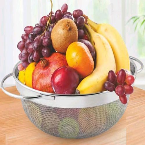 Stainless Steel Wire Mesh Fruit Basket
