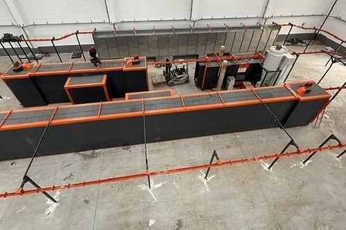 Fully Integrated Powder Coating Line