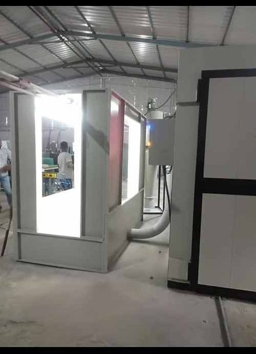 Quick Color Change Powder Coating Booth