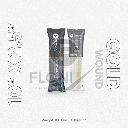 10 X 2.5 Inch Dia Wound Gold RO Spun Filter Cartridge