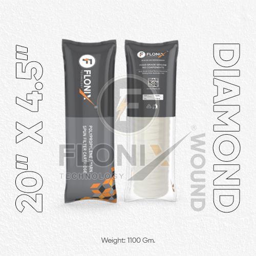 20 X 4.5 Inch Dia Wound Diamond RO Spun Filter Cartridge