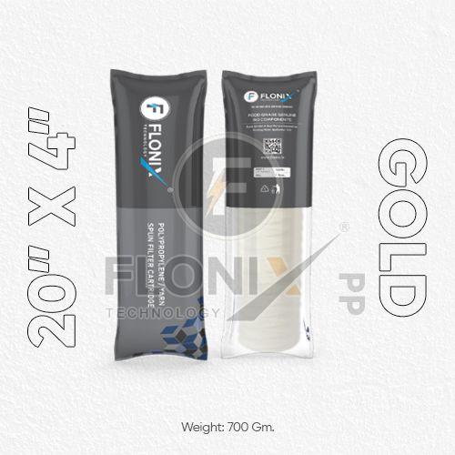 20 X 4 Inch Dia Jumbo Gold RO Spun Filter Cartridge