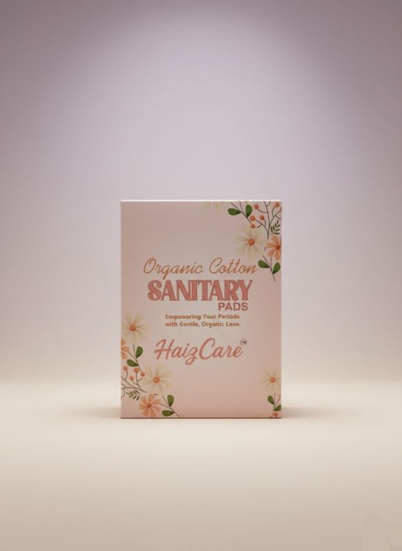 Haizcare Organic Cotton Biodegradable Sanitary Pad