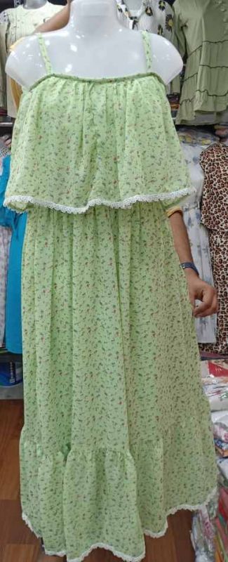 Printed Chiffon Ladies Dress