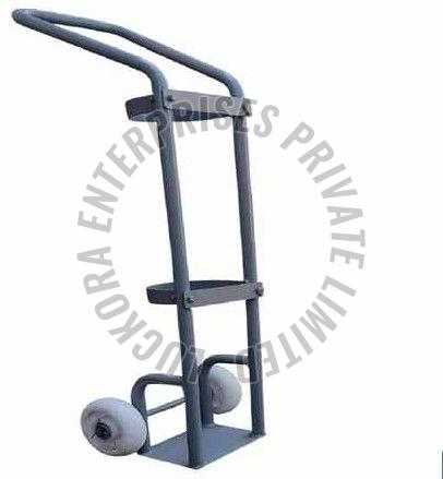 Mild Steel Oxyzen Cylinder Trolley