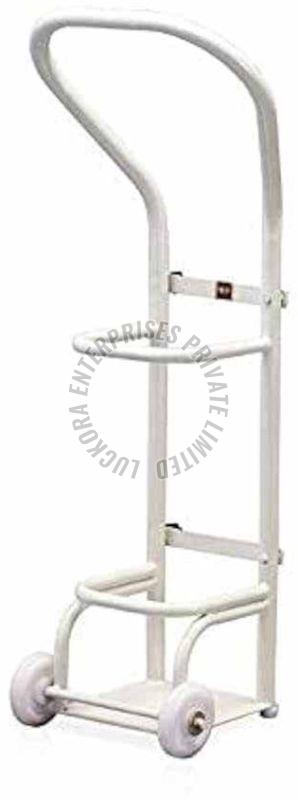 Stainless Steel Oxyzen Cylinder Trolley