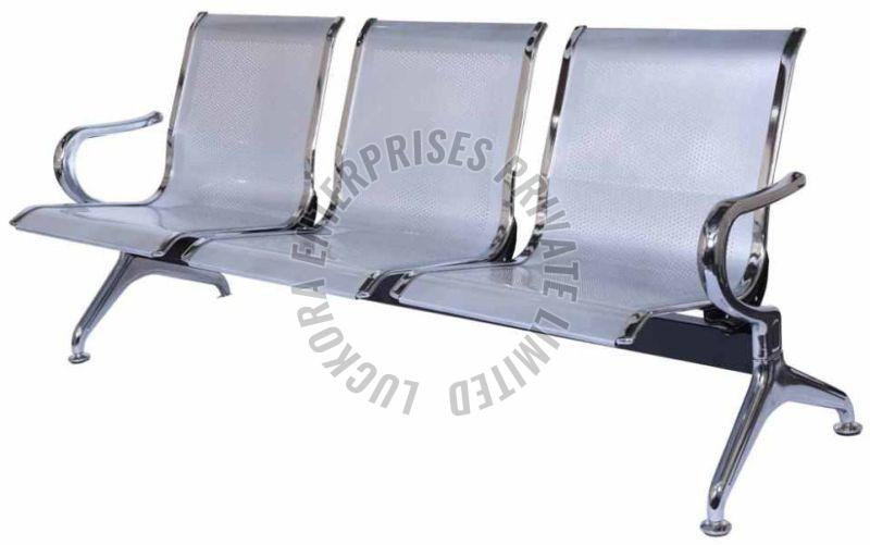 Stainless Steel PC Waiting Chair