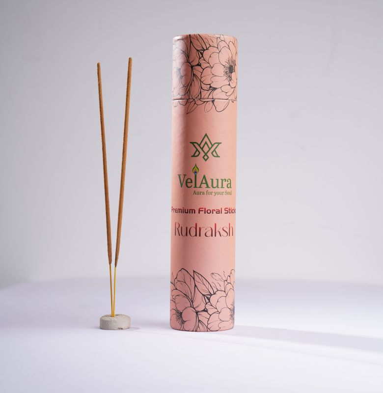 VelAura Rudraksh Floral Incense Sticks Tube