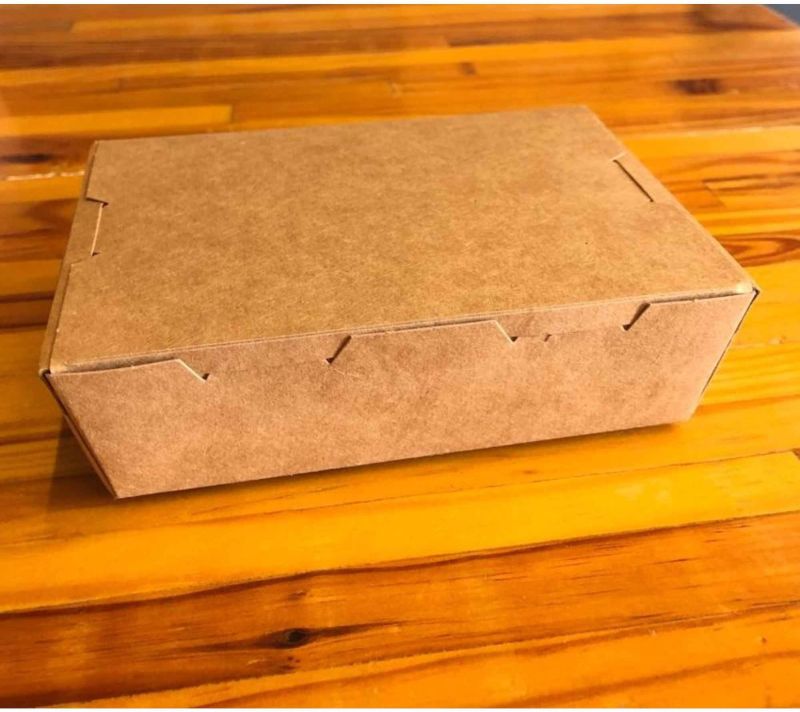 1200ml Kraft Paper Ipl Lunch Box