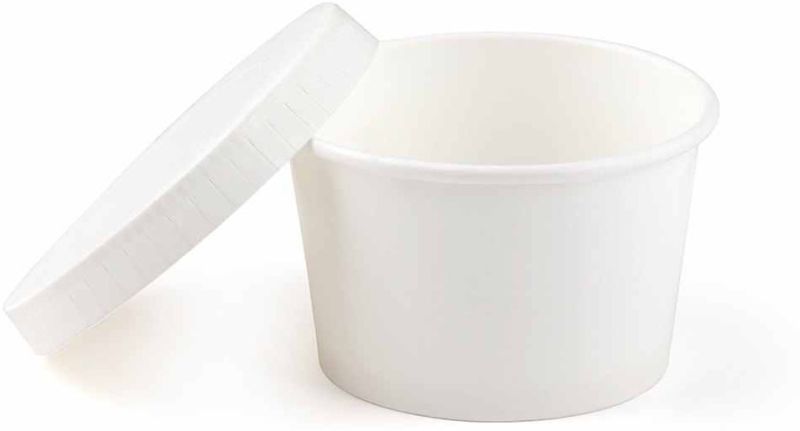 125ml White Paper Dip Container