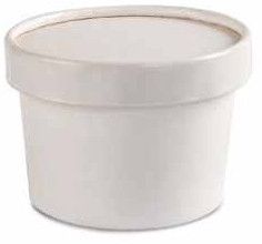 180ml White Paper Dip Container