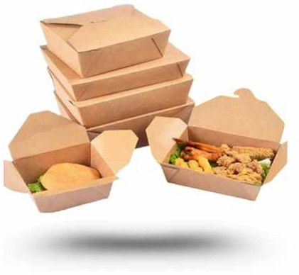 2100ml Kraft Paper Ipl Lunch Box