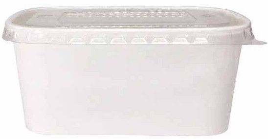 500ml White Paper Carnival Food Box