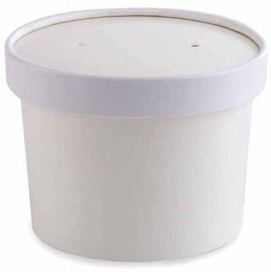 500ml White Paper Dood Container