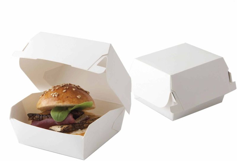 Large White Burger Box
