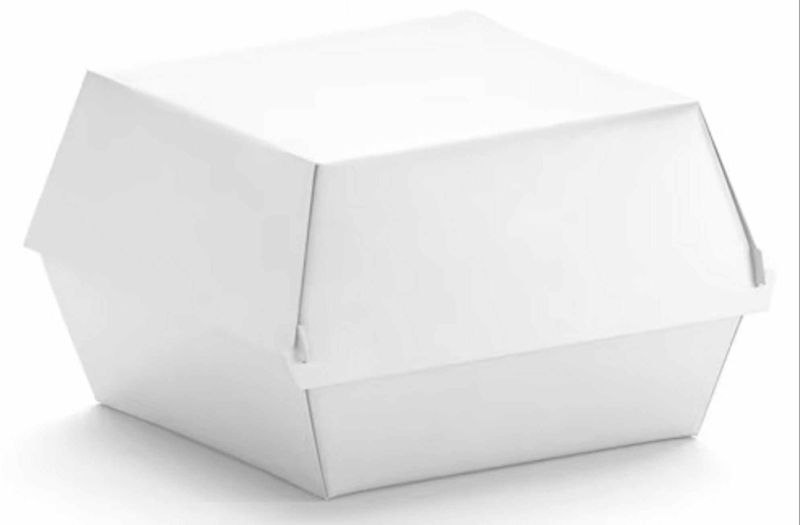Small White Burger Box