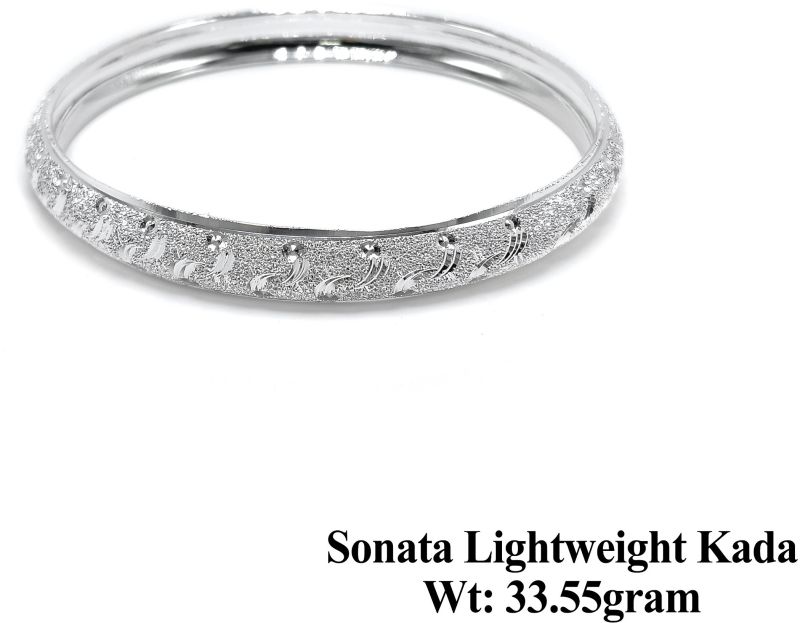 Sonata Textured Dot Curve Kada Bangle