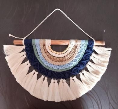 Semi Circle Fan Wall Hanging