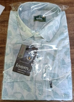 Mens Cotttonized Formal Printed Shirt
