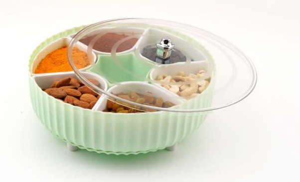 Round Plastic Masala Box