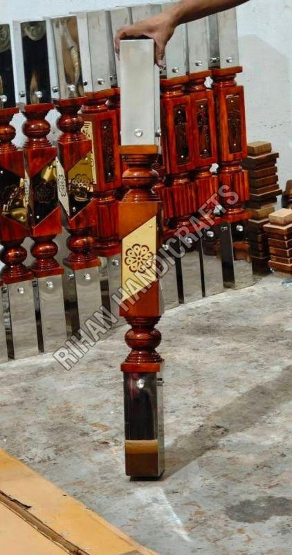 Stainless Steel Wooden Premium Master Pillar