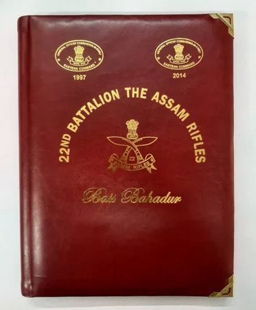 Leather Hard Cover Folder