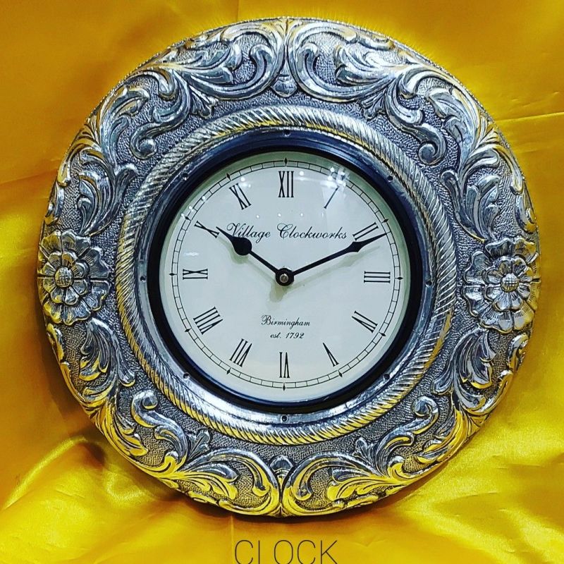 Village Crest Roman Wall Clock