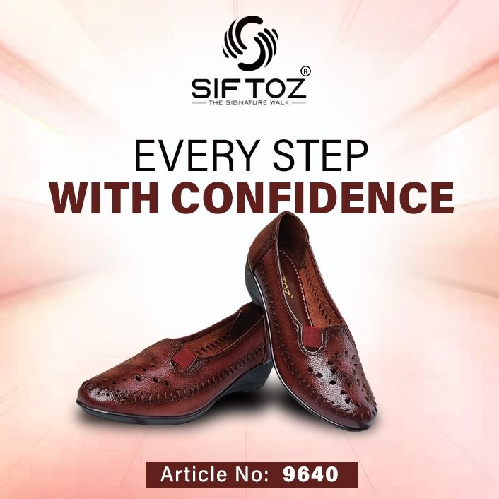 Womens Perforated Leather Loafer Flats