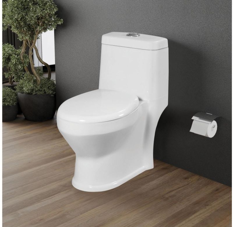 Compact One Piece Floor Closet