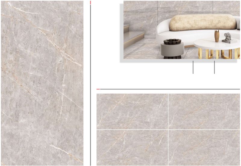 Natural Grey Glossy Marble Tiles
