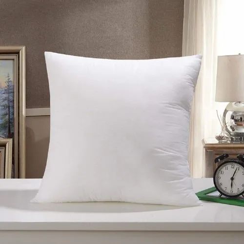 White Polyester Filled Cushion