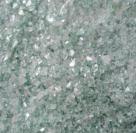 1-2 Mm Transparent Cullet Glass Scrap